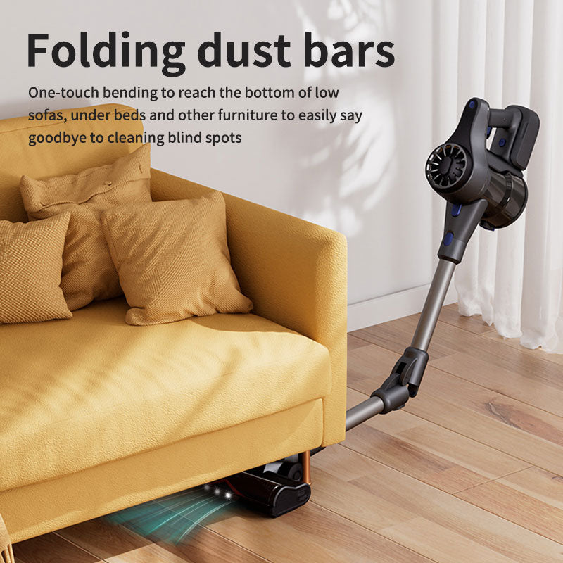 Cordless Vacuum Cleaner with 2600mAh Battery | 60-Min Runtime, Lightweight 2.35kg for Home Cleaning
