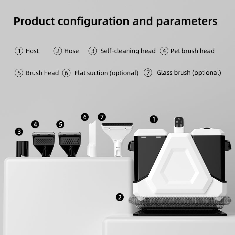  Industrial carpet cleaner for high-traffic office carpets.