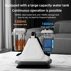Motorized brushroll lifting pet hair from deep carpet fibers.