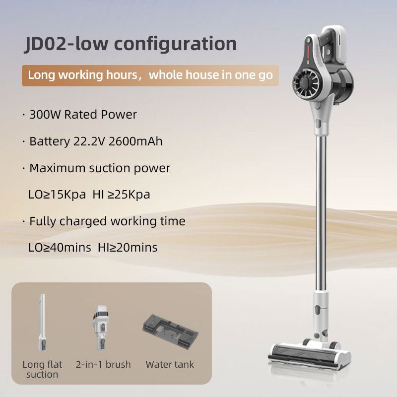 Cordless Vacuum Cleaner with 2600mAh Battery | 60 - Min Runtime, Lightweight 2.35kg for Home Cleaning - DaJue Household Electric Appliances